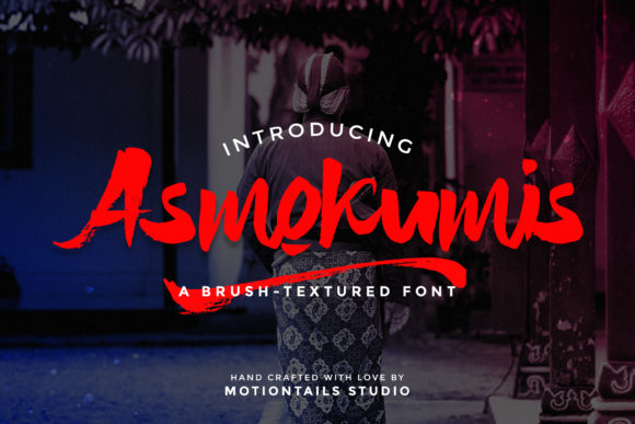 Asmokumis: A Display Font That Adds Charm to Crafts