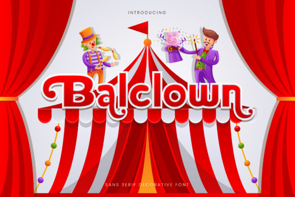 Balclown Font: A Bold Display Typeface for Creative Branding Projects
