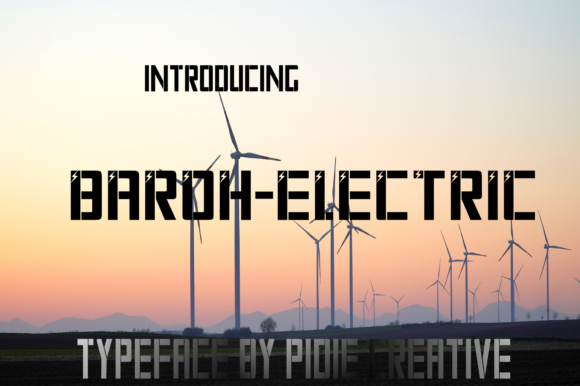 Baroh Electric Font for Memorable Branding and Design