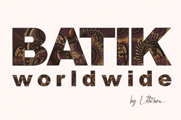 Batik Worldwide Font for Bold Display Typography