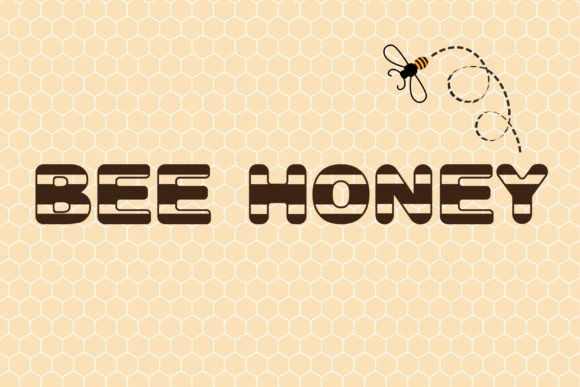 Bee Honey Font for Bold Branding and Display Design