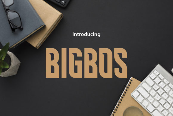 Bigbos: The Unique Display Font for High-Impact Editorial Design