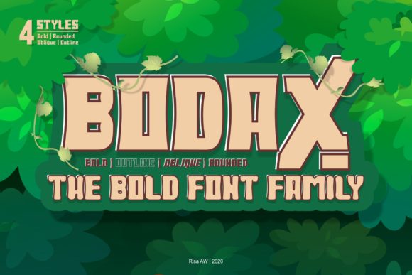 Bodax Display Font for Bold Branding and Creative Projects