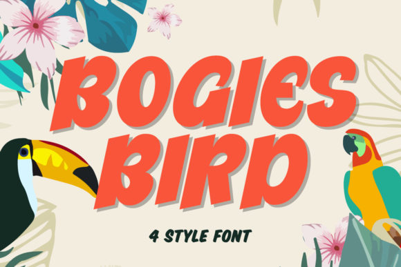 Bogies Bird: A Cute and Chunky Lettered Display Font for Standout Branding
