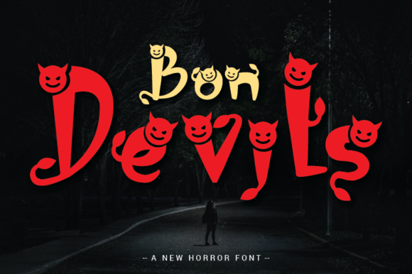 Bon Devils Font: A Stylish Display Typeface for Makers and Sellers