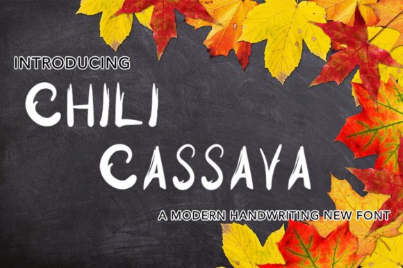 Chili Cassava Font for Creative Branding and Display Design