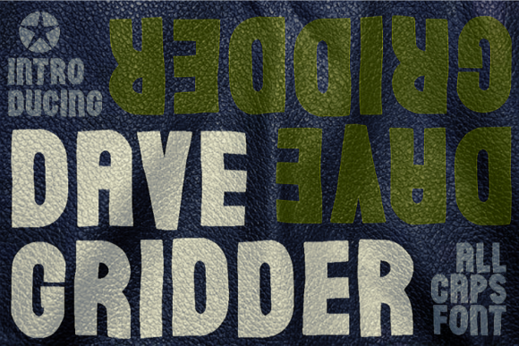 Dave Gridder: A Display Font That Elevates Crafted Creations