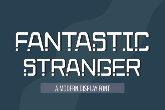 Fantastic Stranger Display Font for Bold Branding and Craft Projects
