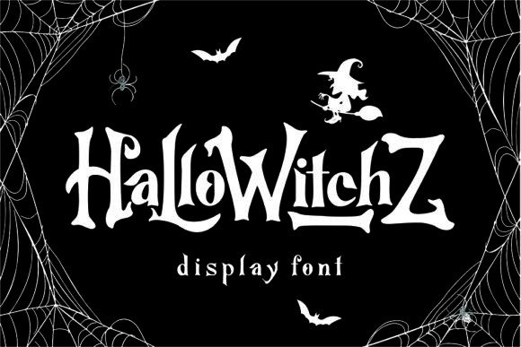 HalloWitchZ: A Unique Display Font for Halloween-Themed Editorial Design