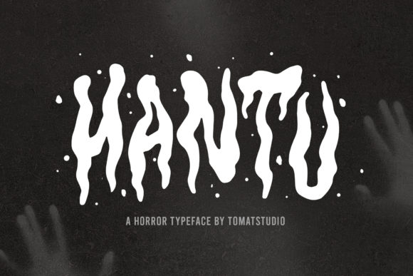 Hantu Font: A Spooky Display Typeface for Editorial Design