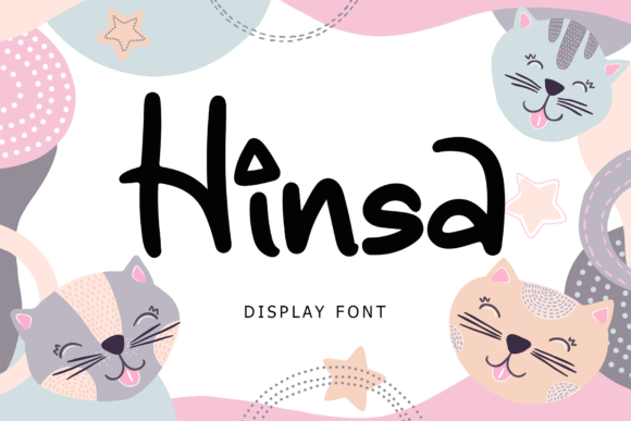 Hinsa Display Font for Joyful Web Design Projects