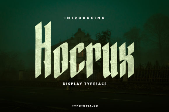 Hocrux Free Download: Bold Display Font for Modern Design