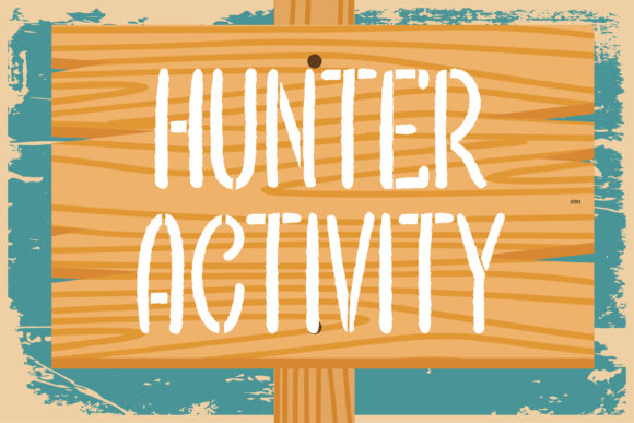 Hunter Activity Font for Professional Branding and Creative Projects