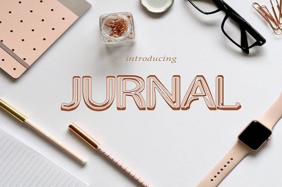 Jurnal Font Review: A Display Typeface for Creative Branding