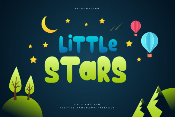 Little Stars Font: A Playful Display Typeface for Creative Designers