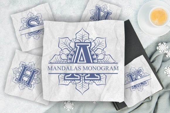 Mandalas Monogram Font Review for Creative Branding Projects