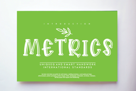 Metrics Font: A Quirky Display Type for Creative Projects