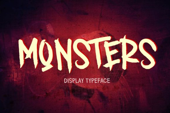 Monsters Font for Web Design and Branding Projects