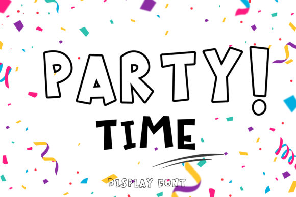 Party Time Font for a Lively Editorial Experience