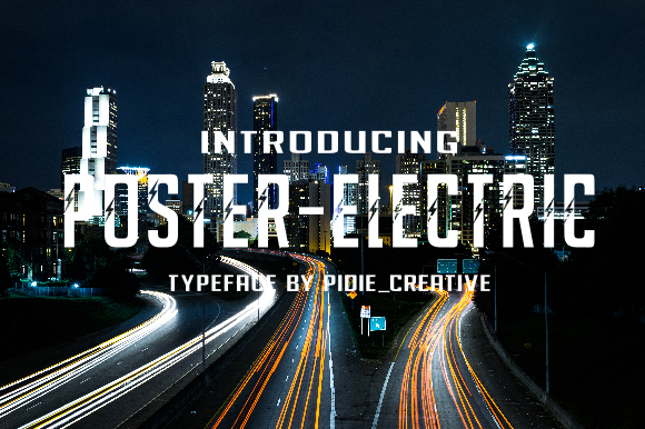 Poster-Electric: The Display Font That Powers Your Visual Message