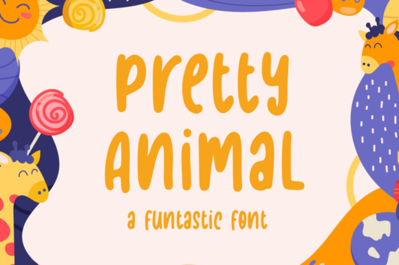Pretty Animal Font for Handmade Creations