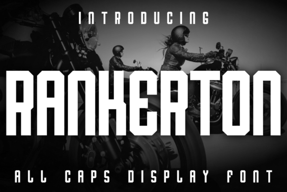 Rankerton Font: Bold Typography for Creative Craft Projects