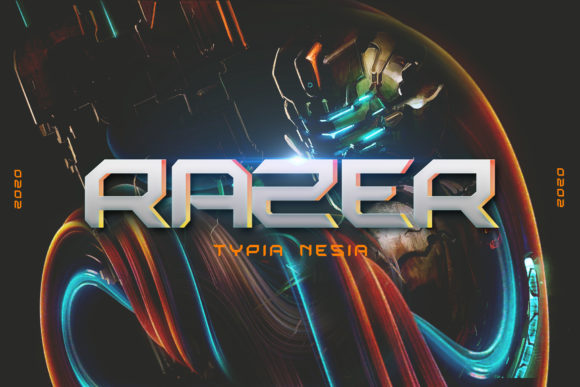 Razer Font for Bold and Authentic Display Designs