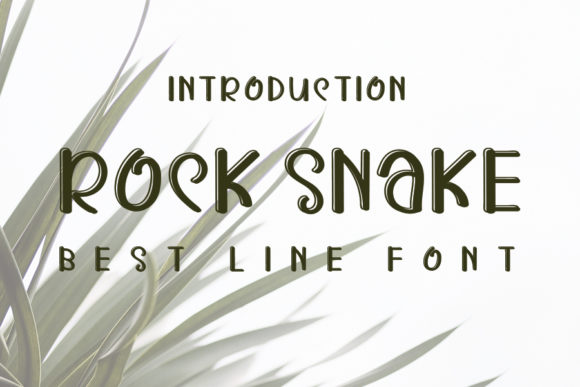 Rock Snake Font Review for Marketers and Designers