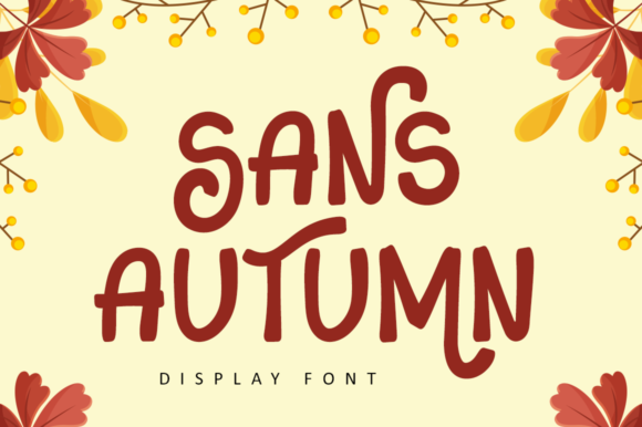 Sans Autumn: A Playful Display Font for Editorial Design