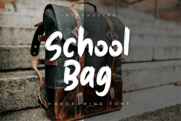 School Bag Font: A Display Typeface for Creative Branding