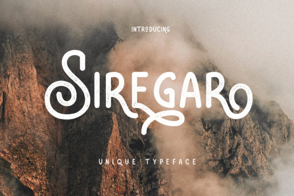 Siregar Font for Wedding Invitations and Stationery