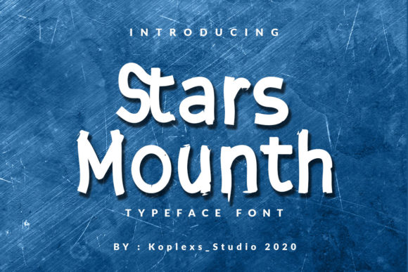 Stars Mounth Font for Vibrant Campaign Design