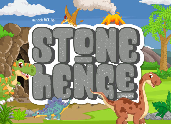 Stone Henge Display Font for Bold Business Branding