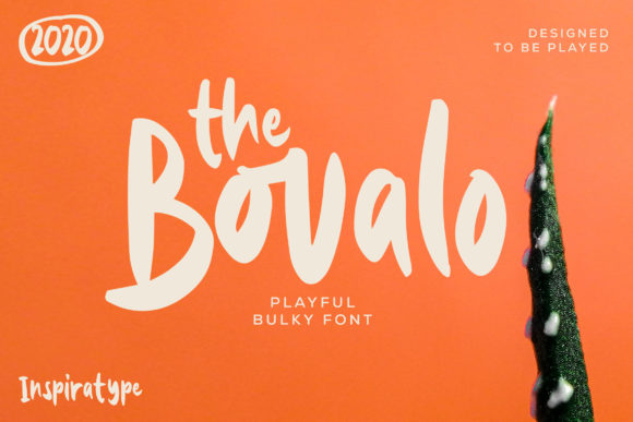 The Bovalo: A Joyful Display Font for Modern Web Design