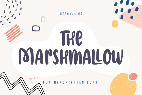 The Marshmallow Font: A Joyful Typeface for Crafters and Makers