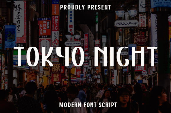 Tokyo Night Font for Memorable Branding and Design