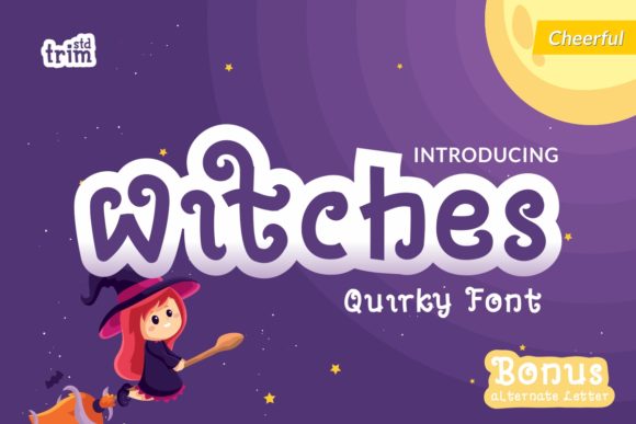 Witches Font: A Quirky Display Typeface for Memorable Designs