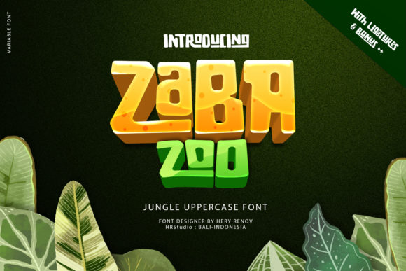 Zaba Zoo Font for Branding and Creative Projects
